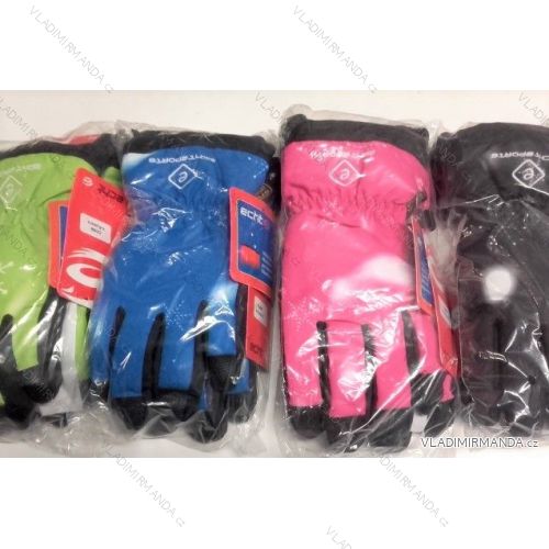 Gloves nylon ski boys girls boys (9-16 years) ECHT ECHT21C069