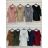 Elegant Velvet Dress Long Sleeve Women (S / M ONE SIZE) ITALIAN FASHION IMWY216558