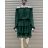 Women's Knitted Long Sleeve Dress (S / M ONE SIZE) ITALIAN FASHION IMWY217094