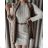 Women's Knitted Long Sleeve Dress (S / M ONE SIZE) ITALIAN FASHION IMWE217258