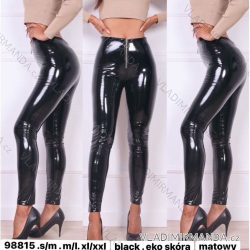 Women's leggings long latex leggings (S-XL) TURKISH FASHION TMWL21DA024