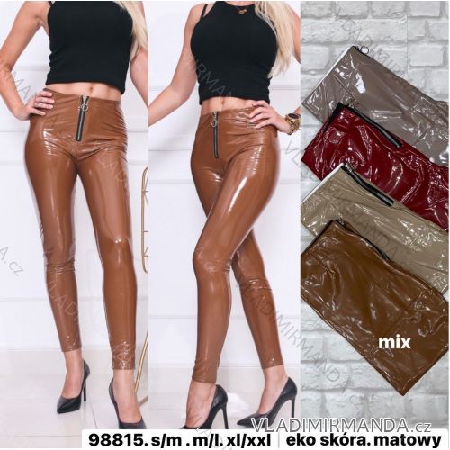 Women's leggings long latex leggings (S-XL) TURKISH FASHION TMWL21DA024