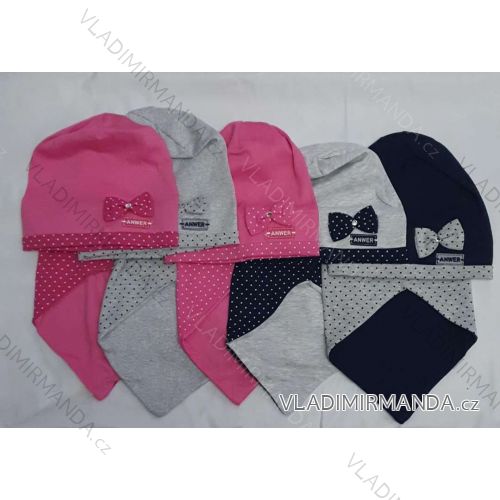 Baby Girls' Hat (3-8 Years) Warm Hat and Neckerchief Set POLISHING PV321094