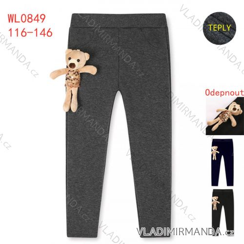 Leggings warm long children's teen girl (116-146) KUGO FL6711