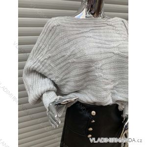 Blouse long sleeve with ruffles women (UNI S / L) ITALIAN FASHION IMWG20113