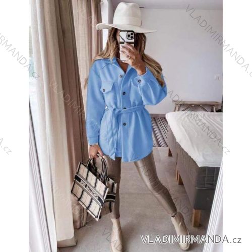 Women's long-sleeved fleece coat (S / M ONE SIZE) ITALIAN FASHION IMWY217671