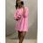 Dress sweater long sleeve ladies (uni sl) ITALIAN Fashion IM2188150 L / XL pink