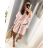 Dress sweater long sleeve ladies (uni sl) ITALIAN Fashion IM2188150 L / XL pink