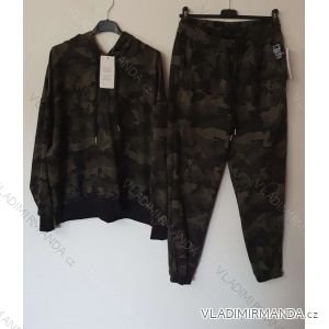 Women's camouflage sweatshirt and tracksuit set (L / XL) ITALIAN FASHION IM521208