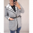 Women's hooded coat with belt (M / L ONE SIZE) ITALIAN FASHION IMP21176