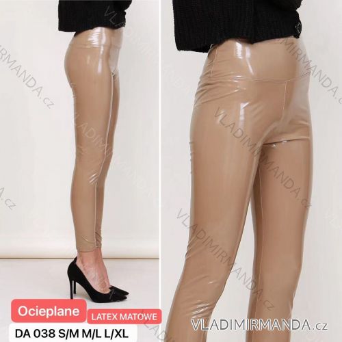 Women's latex long leggings (S-XL) TURKISH FASHION TMWL21DA038