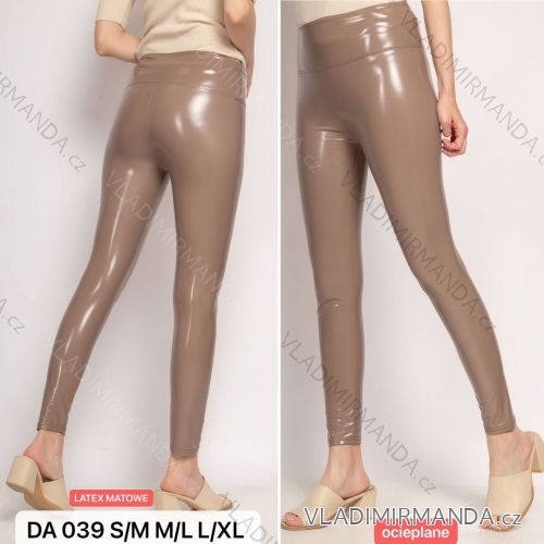 Legíny latexové dlouhé dámské (S-XL) TURECKÁ MÓDA TMWL21DA038