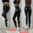 Women's leggings long latex leggings (S-XL) TURKISH FASHION TMWL21DA024