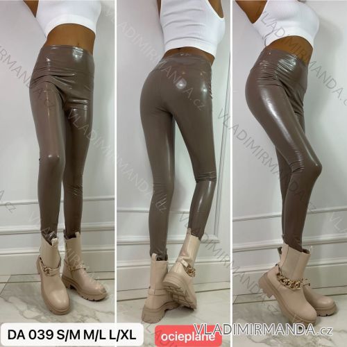 Legíny latexové dlouhé dámské (S-XL) TURECKÁ MÓDA TMWL21DA038