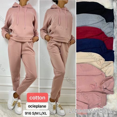 Set of long sweatpants and long sleeve sweatshirt for women (UNI S / XL) TURKISH FASHION TMWL209958