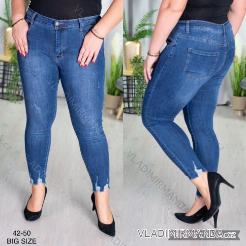 Jeans pants leatherette with zip (XXS-L) LAULIA JWA20108