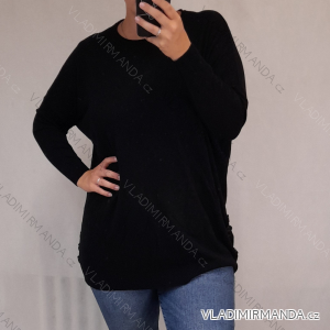 Women's thin long sleeve sweater (2XL / 3XL ONE SIZE) ITALIAN FASHION IMP21354