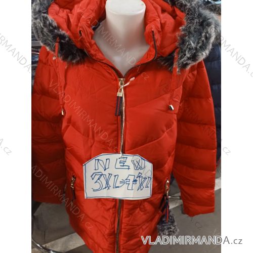 Women's oversized hooded jacket (3XL-7XL) ITALIAN FASHION MA721100