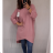 Tunic oversize long sleeve women's oversized (2XL / 3XL ONE SIZE) ITALIAN FASHION IM321551