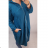 Mikina tenká s kapucí na zip dámská (M/L ONE SIZE) ITALSKÁ MÓDA IMP21160