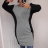 Women's long sleeve dress oversized (xl-8xl) CZECH FASHION CRM19014