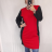 Women's long sleeve dress oversized (xl-8xl) CZECH FASHION CRM19011 56 red