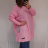 Dress sweater long sleeve ladies (uni sl) ITALIAN Fashion IM2188150 5XL/6XL pink