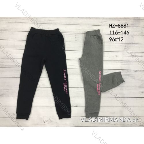 Warm sweatpants for girls (116-146) ACTIVE SPORT ACT21HZ-8835