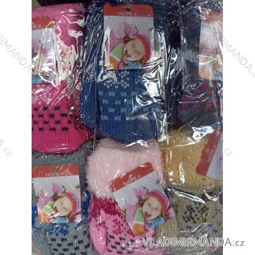 Gloves warm mittens for children (4-9 YEARS) POLISH FASHION PV321045-136