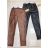 Elegant Long Leatherette High Waist Pants Women (S-XL) ITALIAN FASHION IMWA216601