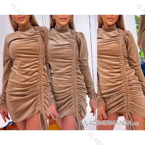 Blouse long sleeve with ruffles women (UNI S / L) ITALIAN FASHION IMK20159