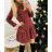 Women's Long Sleeve Dress (S / M ONE SIZE) ITALIAN FASHION imwa216700