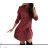 Women's Long Sleeve Dress (S / M ONE SIZE) ITALIAN FASHION imwa216700