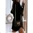 Women's Long Sleeve Dress (S / M ONE SIZE) ITALIAN FASHION imwa216700