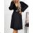 Women's Long Sleeve Dress (S / M ONE SIZE) ITALIAN FASHION imwa216700