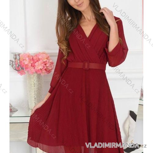 Women's Long Sleeve Dress (S / M ONE SIZE) ITALIAN FASHION imwa216700