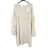 Knitted Dress Ala Sweater Long Sleeve Women's Plus Size (XL / 2XL ONE SIZE) ITALIAN FASHION IM4212262