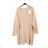 Knitted Dress Ala Sweater Long Sleeve Women's Plus Size (XL / 2XL ONE SIZE) ITALIAN FASHION IM4212262 Old-pink