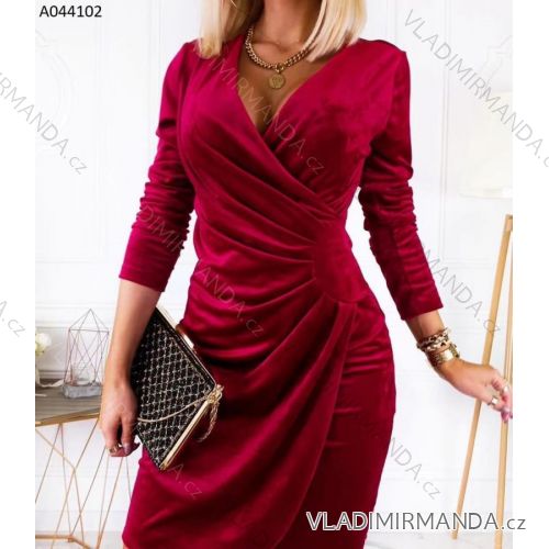 Women's Long Sleeve Dress (S / M ONE SIZE) ITALIAN FASHION IMWE216675