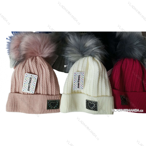 Girls' winter warm cap (2-5 years) POLAND PRODUCTION PV9212521