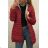 Women's long autumn coat (M-3XL) BILIN BIL19BI-1957 L red