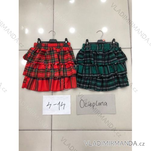 Warm short children's teen skirt for girls (4-14 years) ITALIAN FASHION HKW21D0409