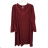 Dress with 3/4-sleeve ladies pocket (uni sl) ITALIAN Fashion IM3181746 Wine