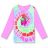 T-shirt with long sleeves children's girls girls (98-128) KUGO ML7227