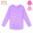 T-shirt long sleeve with sequins children's girl (98-128) KUGO K1937