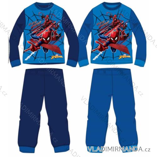 Pyžamo dlouhé teplé spiderman dětské chlapecké (3-8 let) SETINO SP-G-PYJAMAS-80