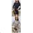 Elegant Leopard Long Sleeve Women's Dress (S / M ONE SIZE) ITALIAN FASHION IMWY216554