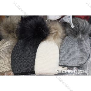 Winter hat with pompon women (ONE SIZE) WROBI PVB21104142