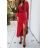 Women's Long Summer Long Sleeve Dress (S / M ONE SIZE) ITALIAN FASHION IMWG216100