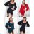 Women's Long Summer Long Sleeve Dress (S / M ONE SIZE) ITALIAN FASHION IMWG216100